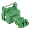 TE Connectivity Junior Power Timer Automotive Connector Female Green Cable 2 Way Solder Termination 282189-4