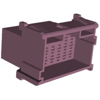 TE Connectivity Timer Automotive Connector Male Grey Cable 21 Way Solder Termination 1-967630-3
