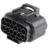 TE Connectivity Econoseal J 070 Mk II Automotive Connector Male 12 Way Black Cable Crimp Termination 2822638-1