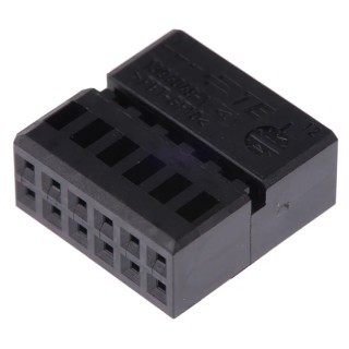 TE Connectivity Micro Quadlok System Automotive Connector Male Black Cable 12 Way Crimp Termination 1394048-1