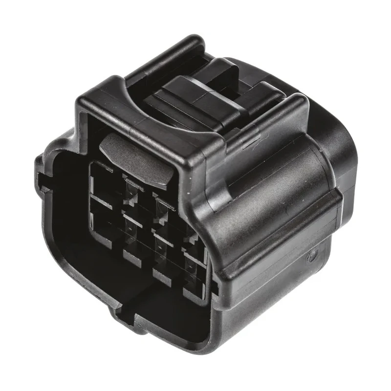 TE Connectivity Econoseal J 070 Mk II Automotive Connector Male Black Cable 8 Way Crimp Termination 2822393-1