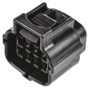 TE Connectivity Econoseal J 070 Mk II Automotive Connector Male Black Cable 8 Way Crimp Termination 2822393-1
