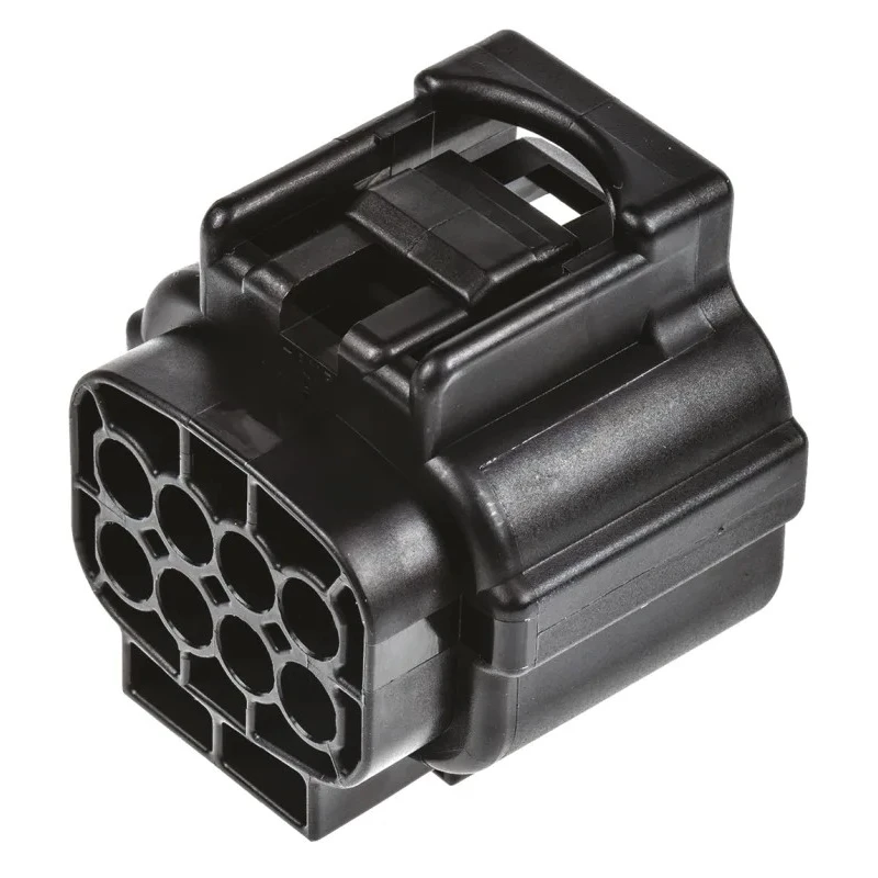 TE Connectivity Econoseal J 070 Mk II Automotive Connector Male Black Cable 8 Way Crimp Termination 2822393-1