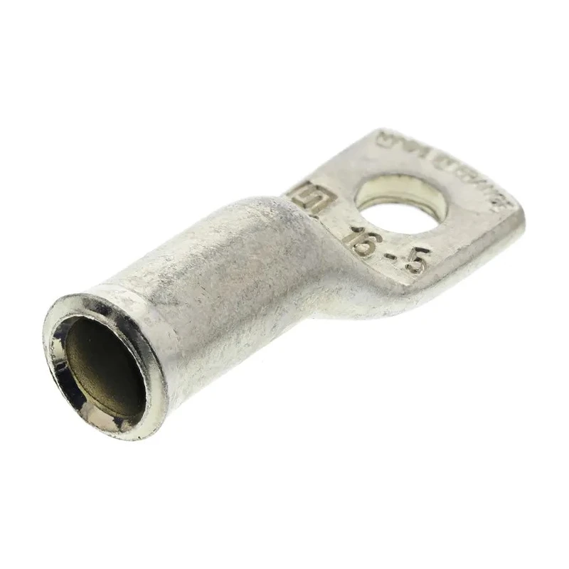 TE Connectivity Uninsulated Ring Terminal 5 mm Stud Size 5 AWG Wire Size Grey 710030-1
