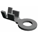 TE Connectivity Uninsulated Ring Terminal 6.5 mm Stud Size 20 AWG to 15 AWG Wire Size Grey 626030-2