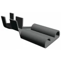 TE Connectivity FASTON .375 Black Uninsulated Female Spade Connector Crimp 9.53 x 1.19 mm Tab Size 11 AWG to 9 AWG 280223-2