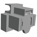 TE Connectivity Fibreglass Reinforced Polyamide Crimp Terminal Housing 3 Contacts 7.92 mm Tab Size 20.5mm Length 925176-5