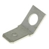 RS PRO FASTON .250 Black Uninsulated Male Spade Connector, Stud, 6.35 x 0.81 mm Tab Size 60465-2