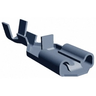 TE Connectivity Positive Lock Silver Uninsulated Female Crimp Spade Connector 4.75 x 0.51 mm Tab Size 170330-2