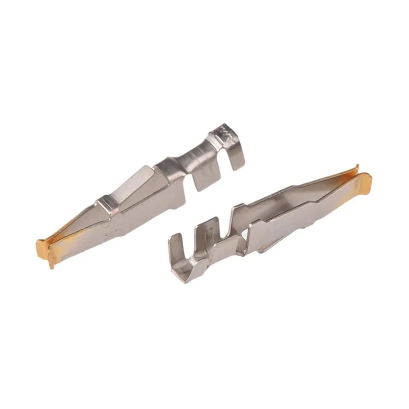 TE Connectivity AMP Straight Cable-to-Cable Female Gold Plated Phosphor Bronze Backplane Connector Contact 166633-1