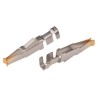 TE Connectivity AMP Straight Cable-to-Cable Female Gold Plated Phosphor Bronze Backplane Connector Contact 166633-1