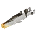 TE Connectivity AMP Straight Cable-to-Cable Female Gold Plated Phosphor Bronze Backplane Connector Contact 166633-1