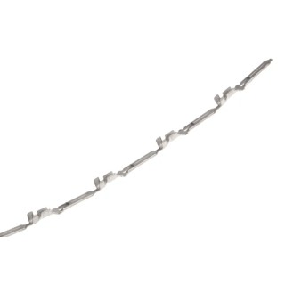 TE Connectivity FASTIN-FASTON .110 Silver Uninsulated Male Spade Connector Crimp 2.79 x 0.79 mm Tab Size 22 AWG to 160174-2