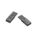 TE Connectivity AMPMODU Shunt Straight Female Open Top 2 Way 1 Row 2.54 mm Pitch 1-881545-4