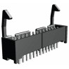 TE Connectivity AMP-LATCH Series Straight Through Hole PCB Header, 26 Contact, 2.54 mm Pitch, 2 Row, Shrouded 1761606-9