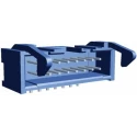 TE Connectivity AMP-LATCH Series Right Angle Through Hole PCB Header, 6 Contacts, 2.54 mm Pitch, 2 Row, Shrouded 2-1761607-1