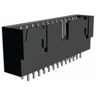 TE Connectivity AMPMODU MOD II Series Straight Through Hole PCB Header, 10 Contacts, 2.54 mm Pitch, 2 Row, Shrouded 103168-3