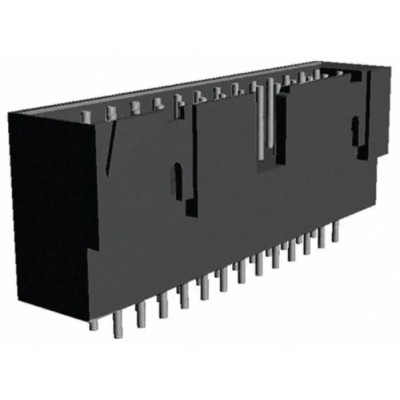 TE Connectivity AMPMODU MOD II Series Straight Through Hole PCB Header, 10 Contacts, 2.54 mm Pitch, 2 Row, Shrouded 103168-3