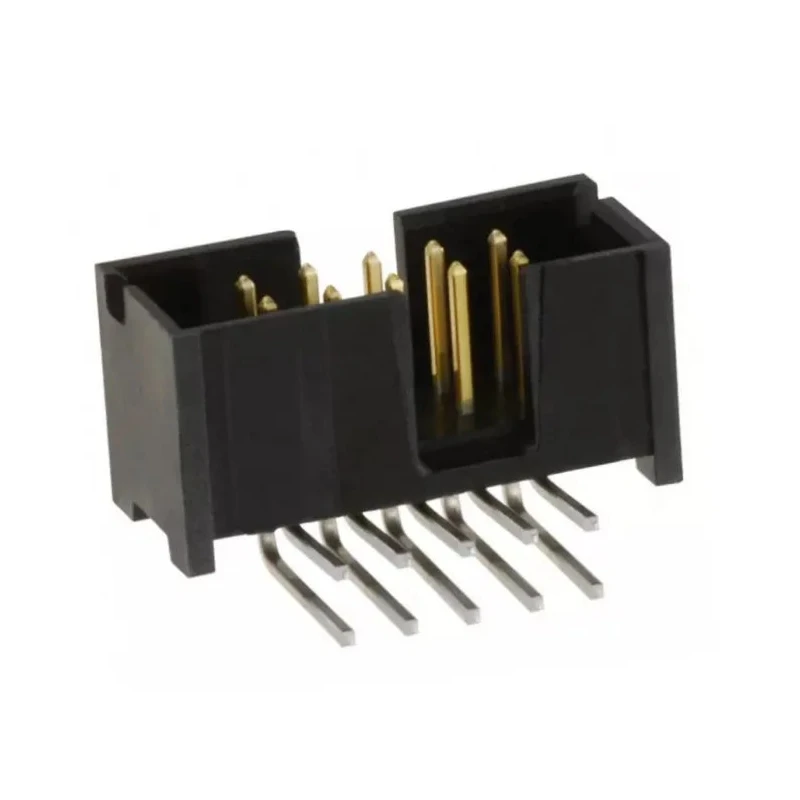 TE Connectivity AMPMODU MOD II Series Right Angle Through Hole PCB Header, 12 Contacts, 2.54mm Pitch, 2 Row 5-103166-4