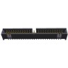 TE Connectivity AMP-LATCH Series Straight Through Hole PCB Header, 50 Contacts, 2.54 mm Pitch, 2 Row, Shrouded 1-5103309-0