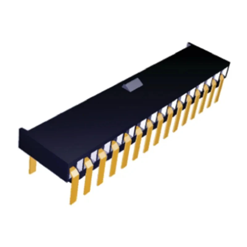 TE Connectivity AMPMODU MOD II Series Right Angle Through Hole PCB Socket, 32-Contact, 2 Row, 2.54 mm Pitch, 12A 2-5535512-3