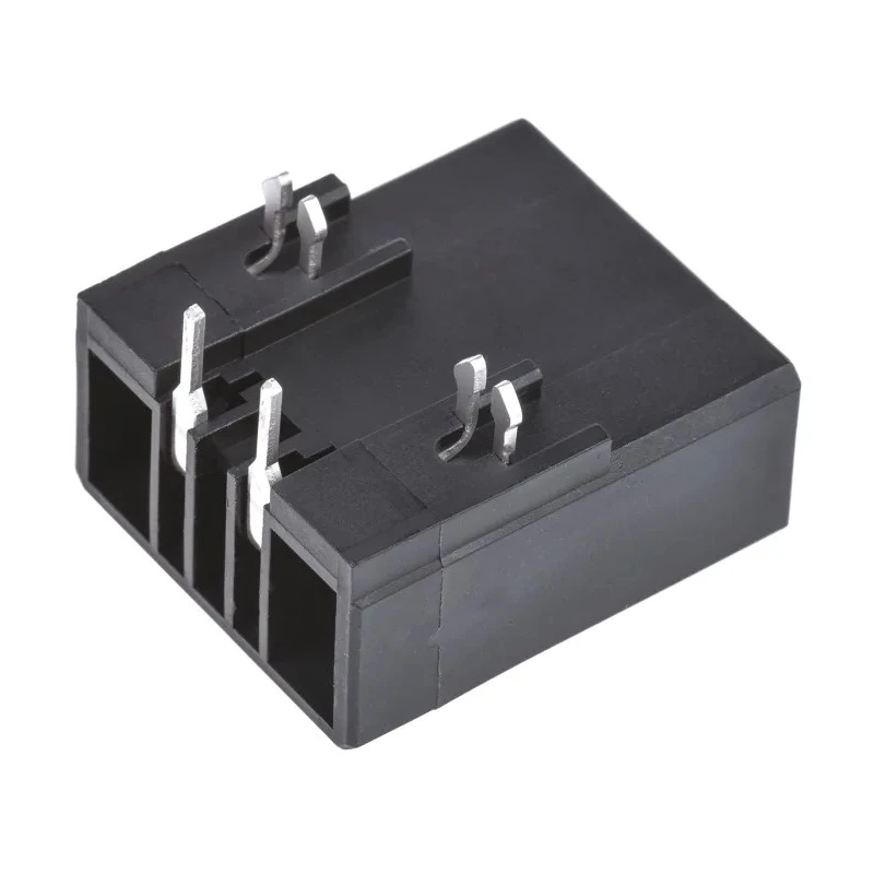 TE Connectivity Dynamic 3000 Series Right Angle Through Hole PCB Header, 2 Contacts, 5.08 mm Pitch, 1 Row 1-179276-2