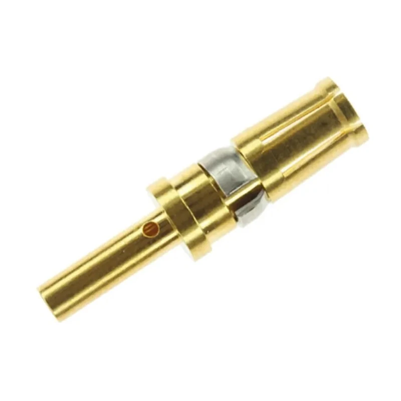 TE Connectivity AMPLIMITE 109 power VIII Series Size 8 Female Crimp D-Sub Connector Power Contact Gold over Nickel 212014-1