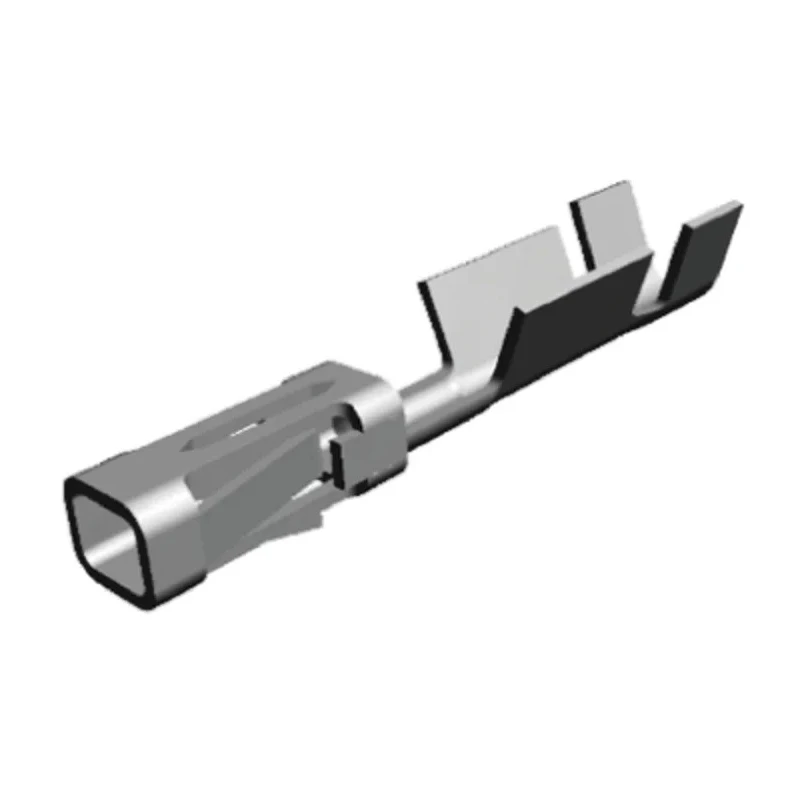 TE Connectivity AMPMODU MOD IV Series Female Crimp Terminal, 3A, 24 AWG Min, 20 AWG Max, Bronze Phosphor Bronze 6-87523-9