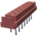 TE Connectivity Micro-MaTch Industrial Series Straight Through Hole 14-Contact 2 Row 1.27 mm Pitch PCB Socket 1-338068-4