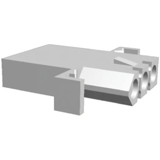 TE Connectivity .093 Commercial Female Connector Housing 6.3 mm Pitch 2 Way 1 Row Straight 770065-1