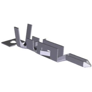 TE Connectivity VAL-U-LOK Series Male Crimp Terminal 3A Current 22-18 AWG Tin Plated Phosphor Bronze Contact 794955-3