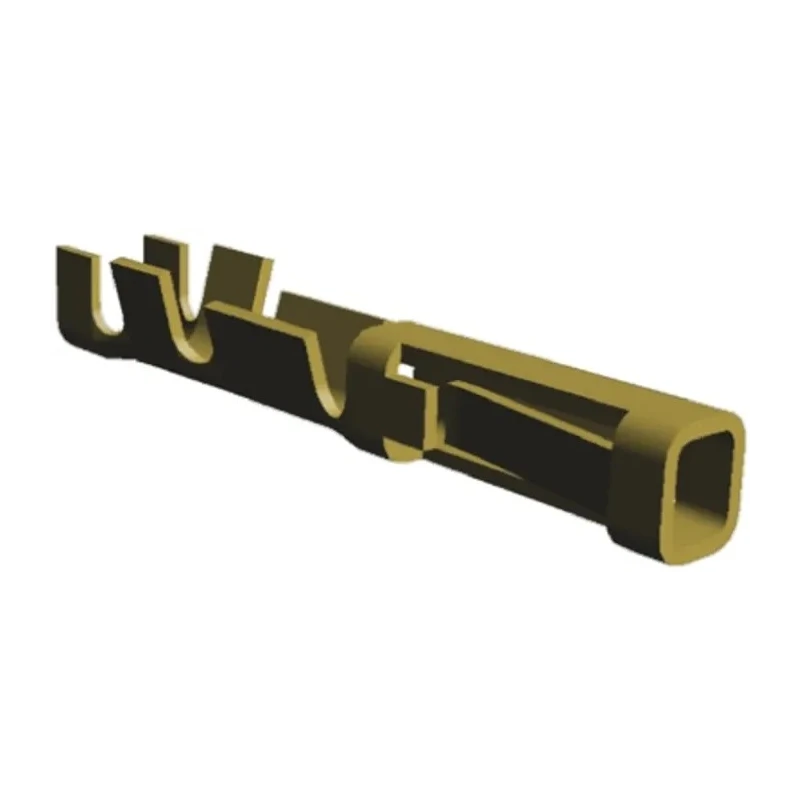 TE Connectivity AMPMODU MOD II Series Female Crimp Terminal 3A Current Gold Plating Phosphor Bronze Contact Material 280530-3