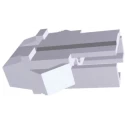 TE Connectivity EI Female Connector Housing 2.5 mm Pitch 3 Way 1 Row Straight 172213-3