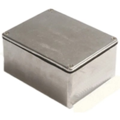 RS PRO Flanged 480 Series Die Cast Aluminium Enclosure Rated 77 mm x 139.7 mm x 101.6 mm IP68