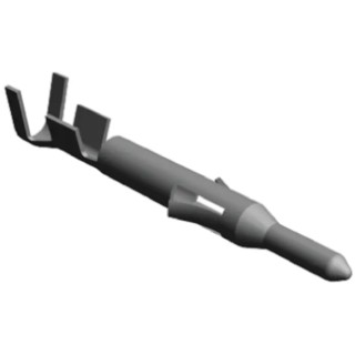 TE Connectivity Mini-Universal MATE-N-LOK Series Male Crimp Terminal 3A Current, 26-22 AWG Wire Size 770901-1