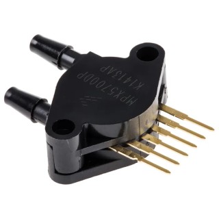 NXP Differential Pressure Sensor 6 Pin Surface Mount Case 867C-05, 700 kPa Max Operating Pressure MPX5700DP
