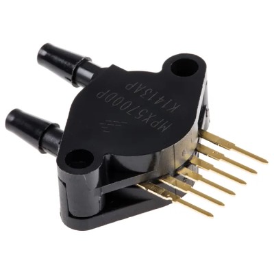NXP Differential Pressure Sensor 6 Pin Surface Mount Case 867C-05, 700 kPa Max Operating Pressure MPX5700DP