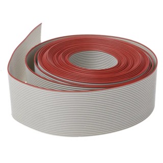 HARTING Ribbon Cable 26-Conductor Stranded Tin Copper Wire 300V 1.27 mm Pitch 5 m Length 6618297000705