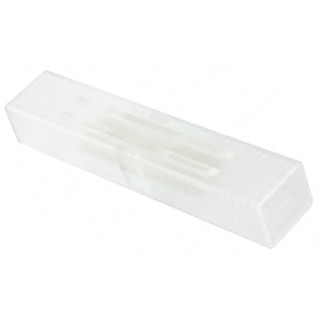 TE Connectivity FASTON .250 Natural Insulated Male/Male Spade Connector, Crimp 155914-1