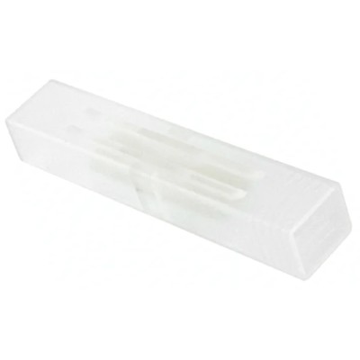 TE Connectivity FASTON .250 Natural Insulated Male/Male Spade Connector, Crimp 155914-1