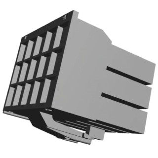 TE Connectivity AMP Universal Power Connector Housing 3.96 mm Pitch 15 Way 3 Row 176279-1