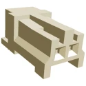 TE Connectivity 2-Way 2.5mm Pitch Shrouded Female IDC Connector for Cable, Right Angle, 3.5A, 250/350V AC 172053-2