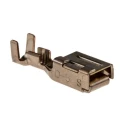 TE Connectivity Dynamic 5000 Series Female Crimp Terminal, 16 AWG Min Crimp, 14 AWG Max, Gold Plated Copper Alloy 316040-3