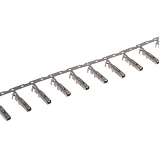 TE Connectivity DYNAMIC D-3000 Series Female Crimp Terminal 20 AWG Min, 16 AWG Max, Gold Plated, 15A Current 1-175196-3