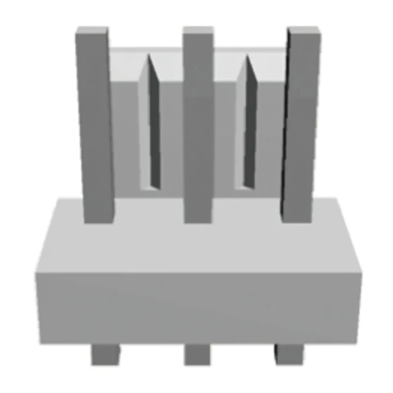 TE Connectivity Economy Power Series Straight Through Hole PCB Header, 3 Contacts, 3.96 mm Pitch, 1 Row, Shrouded 1-1123723-3