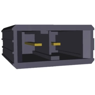 TE Connectivity Dynamic 3000 Series Straight Through Hole PCB Header, 2 Contacts, 5.08 mm Pitch, 1 Row, Shrouded 1-917337-3