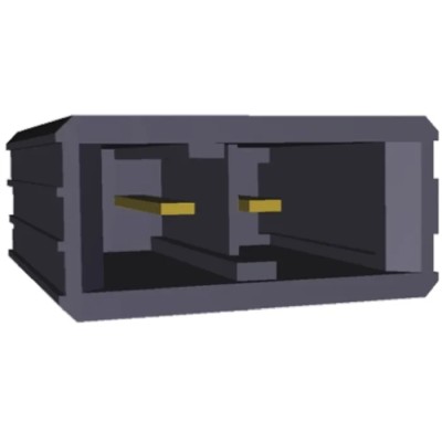 TE Connectivity Dynamic 3000 Series Straight Through Hole PCB Header, 2 Contacts, 5.08 mm Pitch, 1 Row, Shrouded 1-917337-3