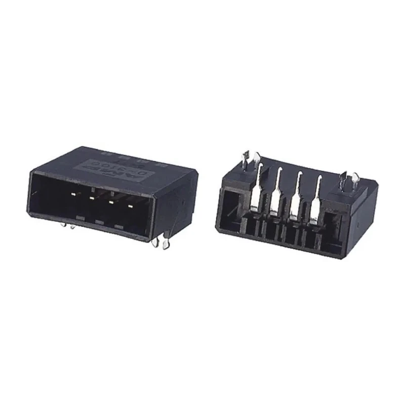 TE Connectivity Dynamic 3000 Series Right Angle Through Hole PCB Header 4 Contacts 3.81 mm Pitch 1 Row Shrouded 2-178294-2