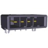 TE Connectivity Dynamic 3000 Series Right Angle Through Hole PCB Header, 4 Contacts, 5.08 mm Pitch, 1 Row 1-179277-3