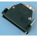 MH Connectors MHED Series ABS Straight D-Sub Backshell 25 Way Strain Relief 2801-0102-13-8